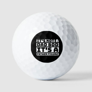 Het is geen vader die zijn vaderfiguur grappig von golfballen