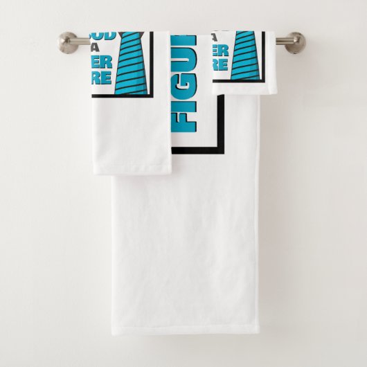 Het is geen vader, maar een vader. bad handdoek (Insitu)