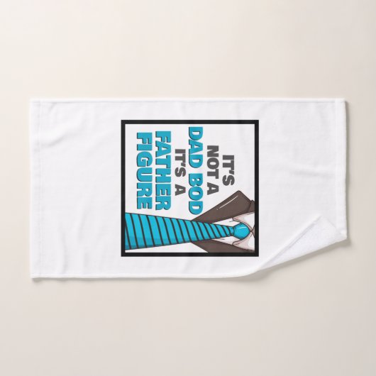 Het is geen vader, maar een vader. bad handdoek (Handdoek)