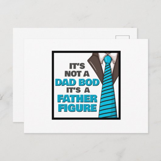 Het is geen vader, maar een vader. briefkaart (Voorkant / Achterkant)