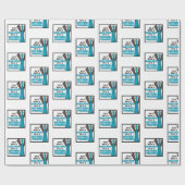 Het is geen vader, maar een vader. cadeaupapier (Vlak)