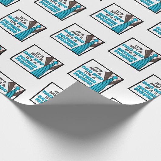 Het is geen vader, maar een vader. cadeaupapier (Hoek)