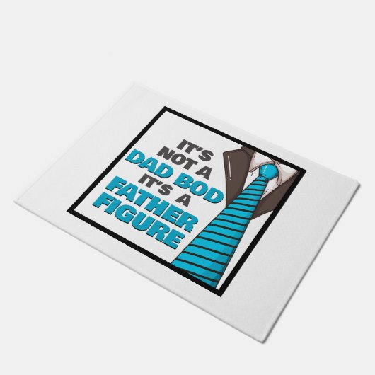 Het is geen vader, maar een vader. deurmat (Schuin)