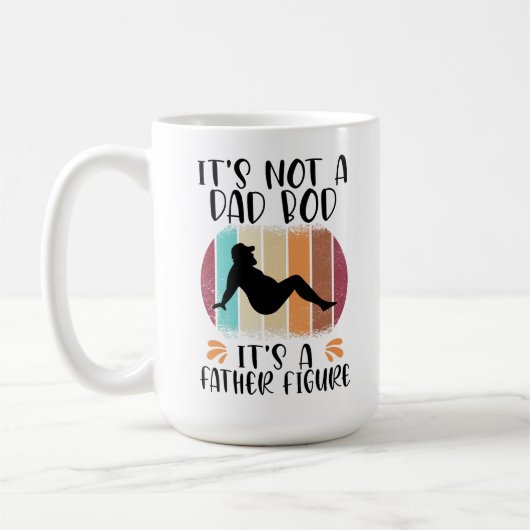 Het is geen vader, maar een vader. koffiemok (Links)