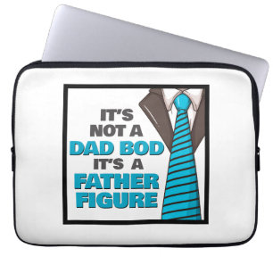 Het is geen vader, maar een vader. laptop sleeve