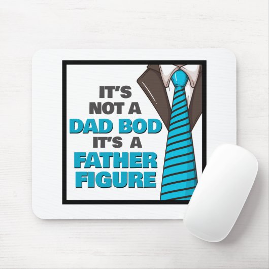 Het is geen vader, maar een vader. muismat (Met muis)