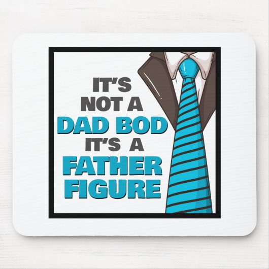 Het is geen vader, maar een vader. muismat (Voorkant)