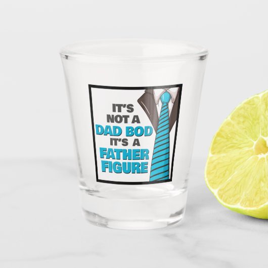 Het is geen vader, maar een vader. shot glas (Voorkant)