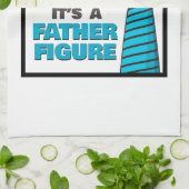 Het is geen vader, maar een vader. theedoek (Gevouwen)