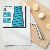 Het is geen vader, maar een vader. theedoek (Quarter Fold)