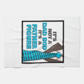 Het is geen vader, maar een vader. theedoek (Horizontaal)