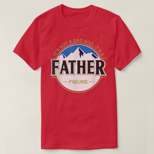 Het is geen vaders lichaam, het is een vader Vinta T-shirt (Design voorkant)