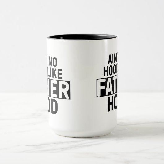 Het is geen vaderschap zoals Vaderdag Mok (Midden)