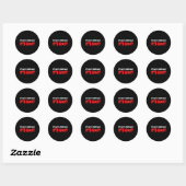 Het is geen wandeling het is jicht Grappig Ronde Sticker (Vel)
