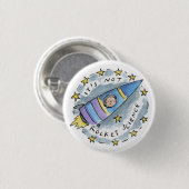 Het is geen wetenschap ronde button 3,2 cm (Voorkant /achterkant)