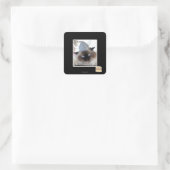 Het is gekomen om ons dorp te plunderen vierkante sticker (Tas)