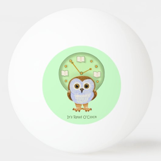 Het is Gelezen O'Clock Pingpongbal (Achterkant)