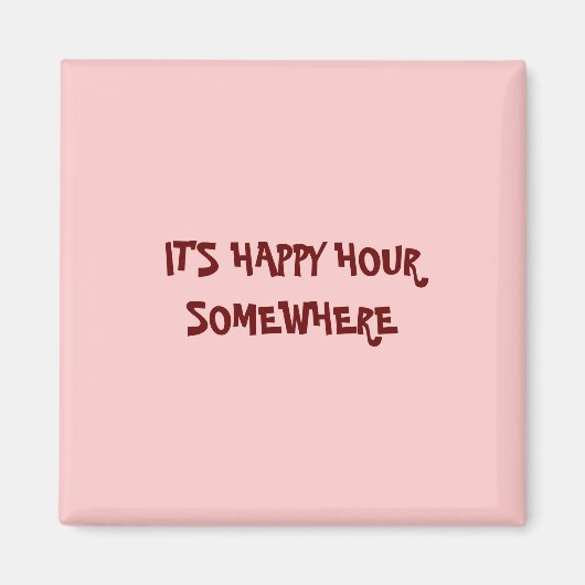 HET IS GELUKKIG UUR ERGENS MAGNEET (Voorkant)