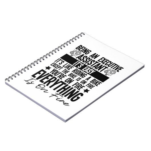 Het is gemakkelijk om een uitvoerend medewerker te notitieboek (Linkerzijde)