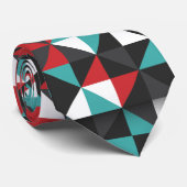 Het is Geniaal Geometrisch Mannen Stropdas (Opgerold)