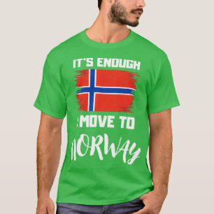 Het is genoeg dat ik naar Noorwegen ga T-shirt