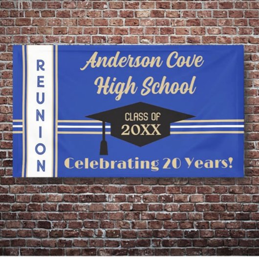 Het is Gepersonaliseerd! Trendy klasse reünie bann Spandoek