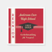 Het is Gepersonaliseerd! Trendy klassenreünie Servet (Voorkant)