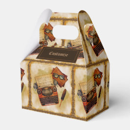 Het is geschreven als  Gable Bedankdoosjes