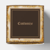 Het is geschreven als  kubus bedankdoosjes (Bovenkant)