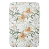 Het is geschreven in de bladeren, Oranje lelies Badmat (Voorkant Verticaal)