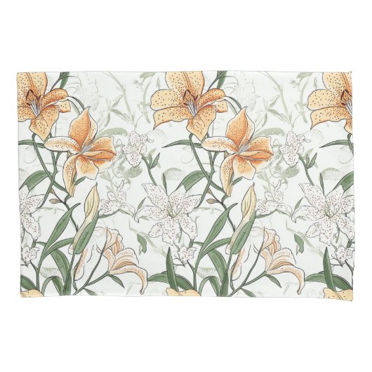 Het is geschreven in de bladeren, Oranje tijgerlel Kussensloop (Voorkant)