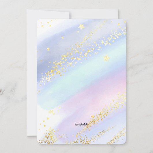 Het is geschreven in de sterren adoptie Annou Aankondiging (Achterkant)