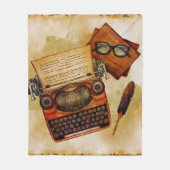 Het is geschreven in het fleece deken (Voorkant)