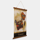 Het is geschreven in het hangend wandkleed (Gebogen)