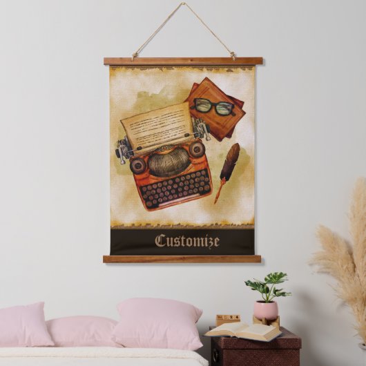 Het is geschreven in het  hangend wandkleed (Slaapkamer)