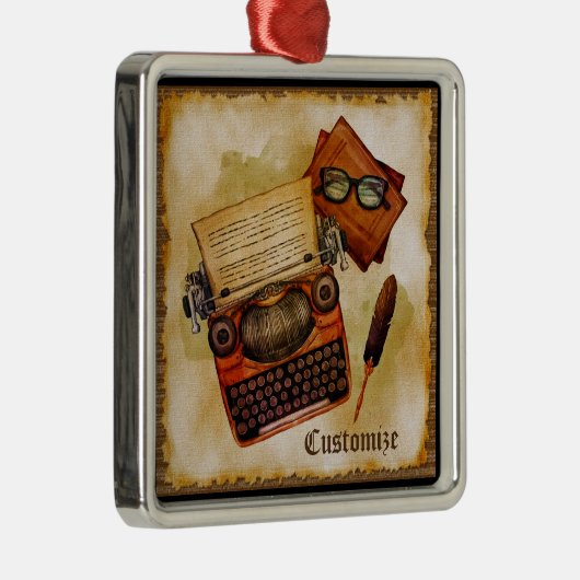 Het is geschreven in het  metalen ornament (Rechts)