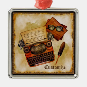 Het is geschreven in het  metalen ornament