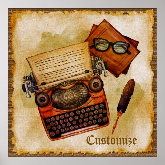 Het is geschreven in het  poster (Voorkant)