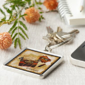 Het is geschreven in het sleutelhanger (Zijkant)