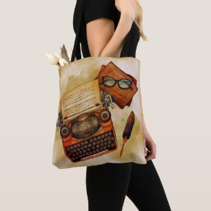 Het is geschreven in het tote bag