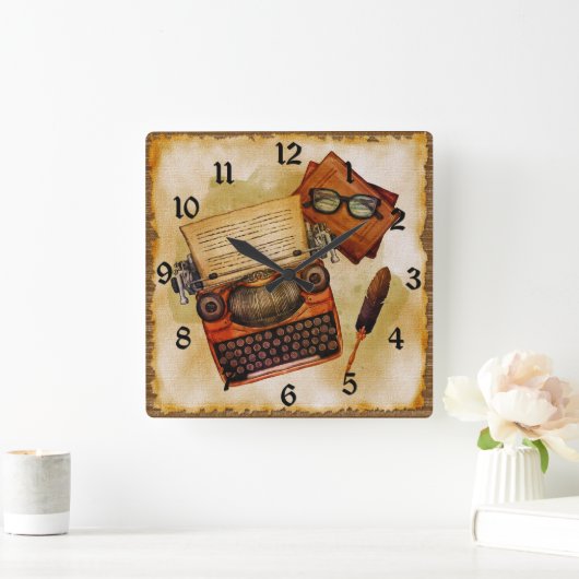 Het is geschreven in het  vierkante klok (Huis)