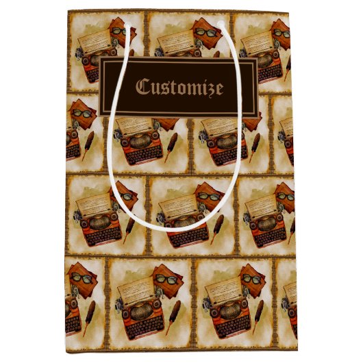 Het is geschreven in  patroon medium cadeauzakje (Voorkant)