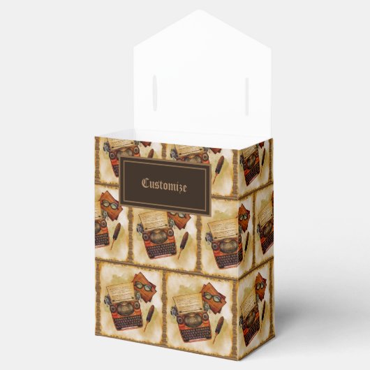 Het is geschreven  tent bedankdoosjes (Geopend)