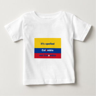 Het is gespeld in Colombia, niet in Colombia