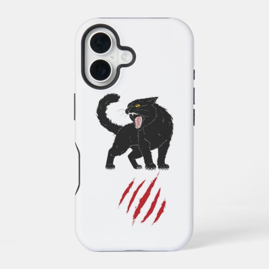 Het is gevaarlijk iPhone 16 hoesje (Achterkant)