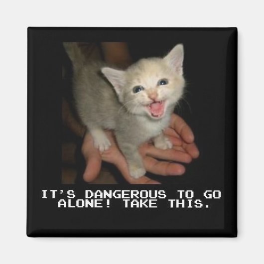 Het is gevaarlijk om alleen magneet te gaan (Voorkant)