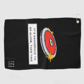 Het is gevaarlijk om alleen schokgolf te gebruiken golfhanddoek (Horizontaal)