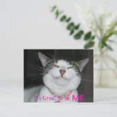 Het is geweldig om mij te zijn briefkaart (Staand voorkant)