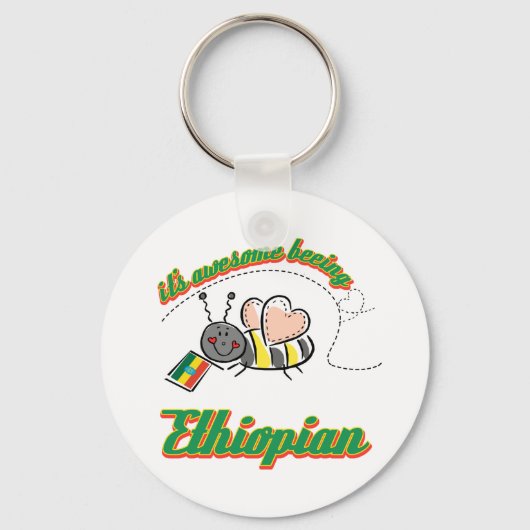 Het is geweldige om Ethiopisch te zijn Sleutelhanger (Voorkant)