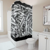 Het is gewoon Amerikaans Douchegordijn (In situ)